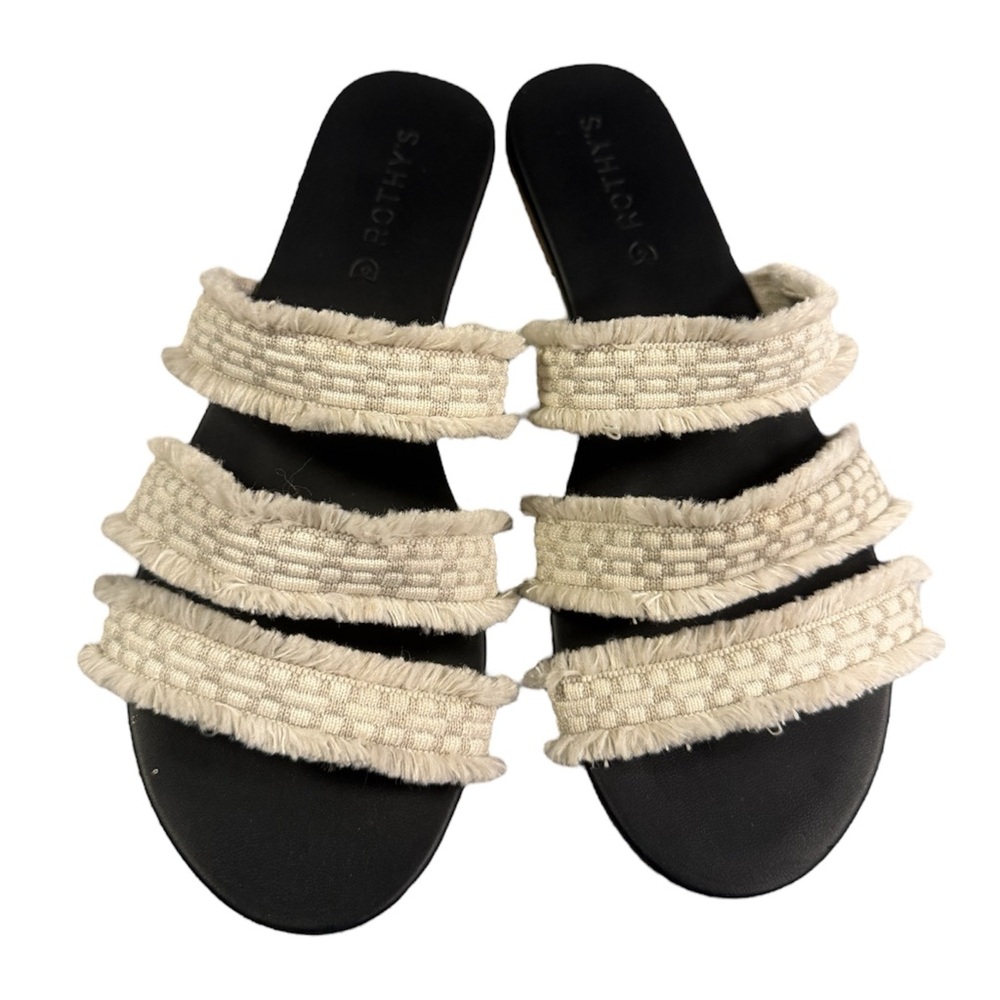 Rothy’s Slip on Cream Sandals size 8.5